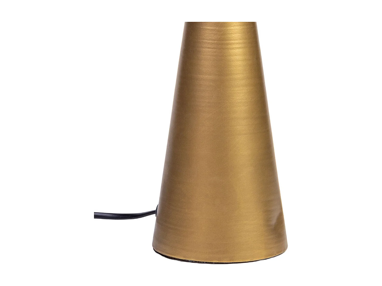 Candeeiro de mesa em metal 24x24x49,5h cm