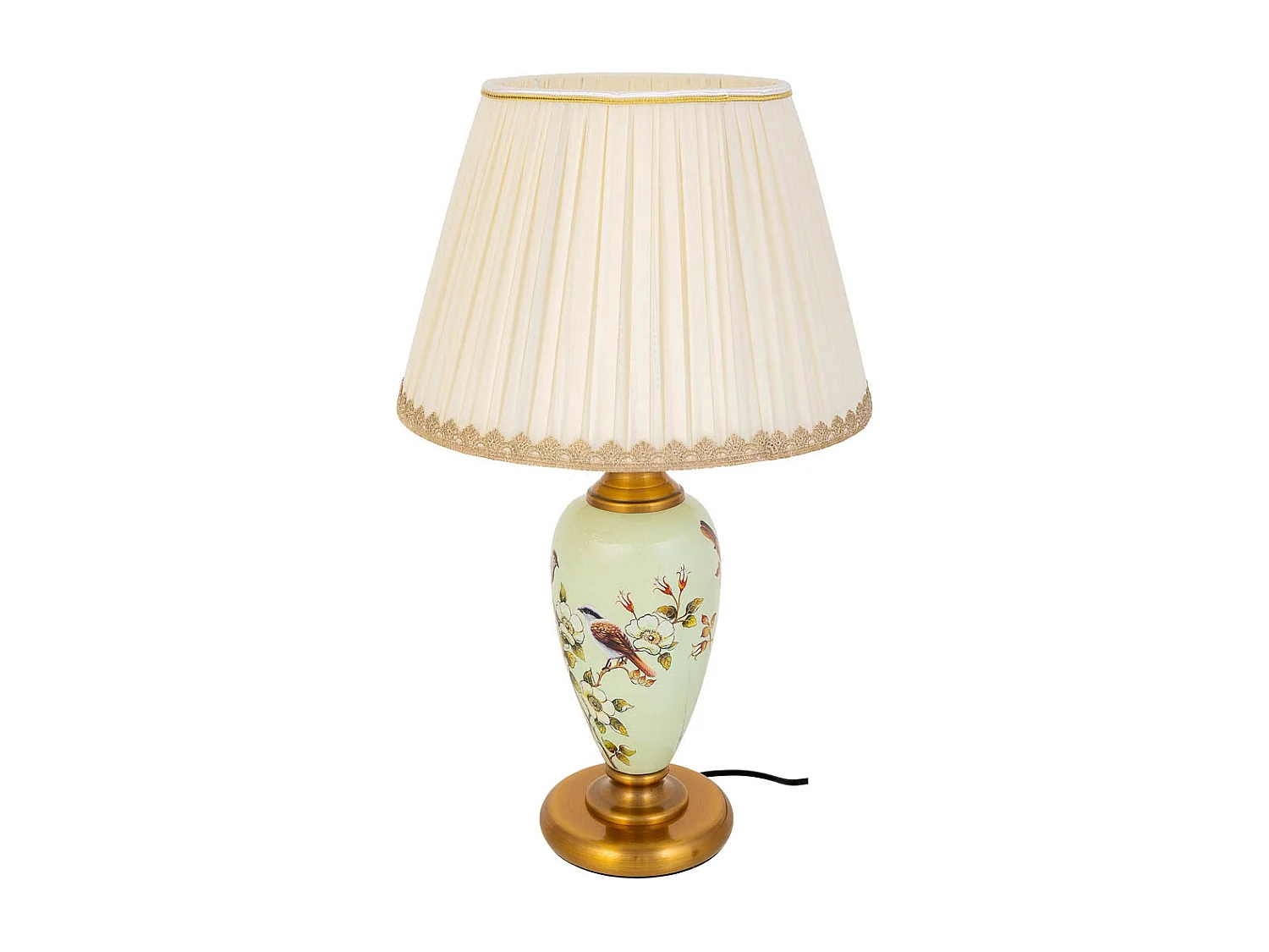 Lampe de table en céramique blanche D33x57