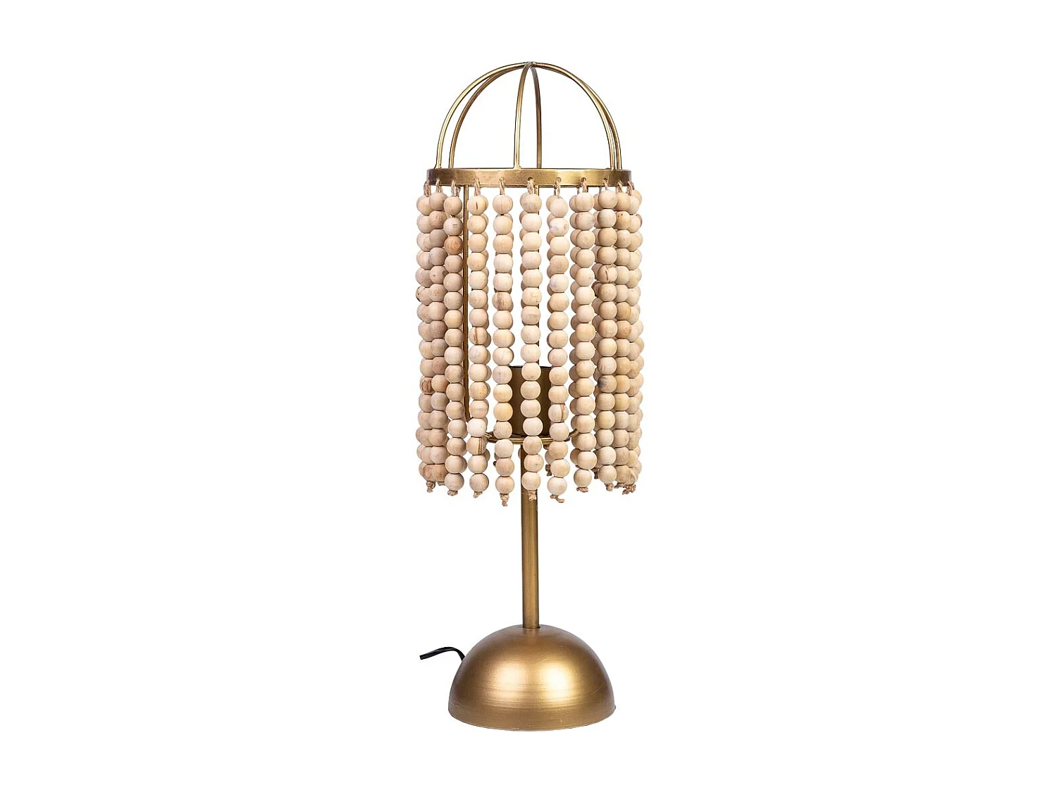 Lampada da tavolo in metallo 19x19x33/61h cm