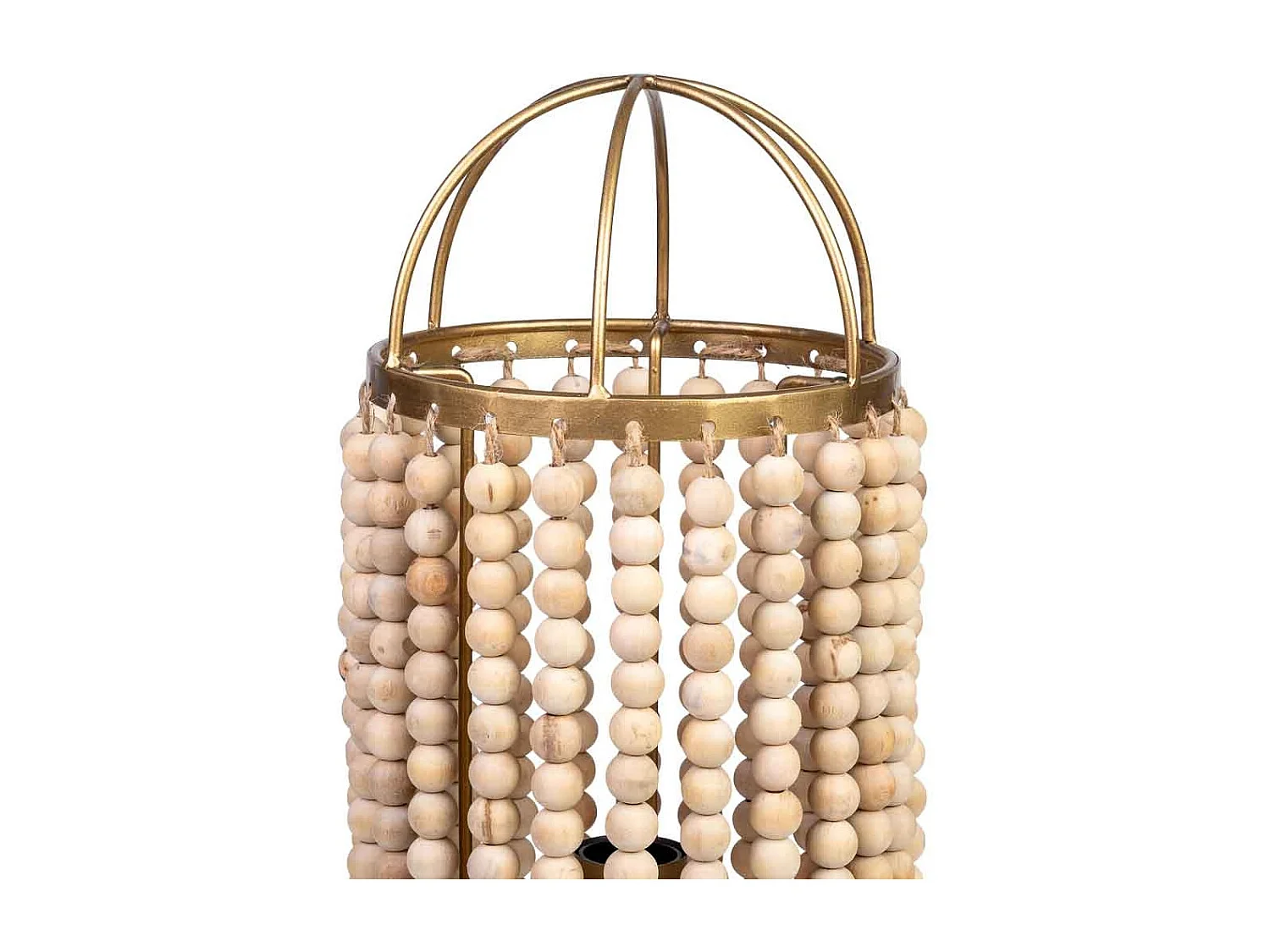 Lampada da tavolo in metallo 19x19x33/61h cm