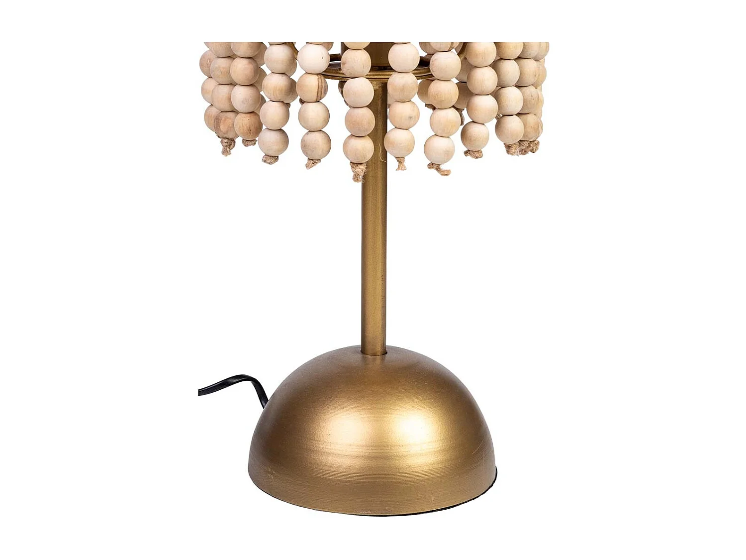 Lampada da tavolo in metallo 19x19x33/61h cm