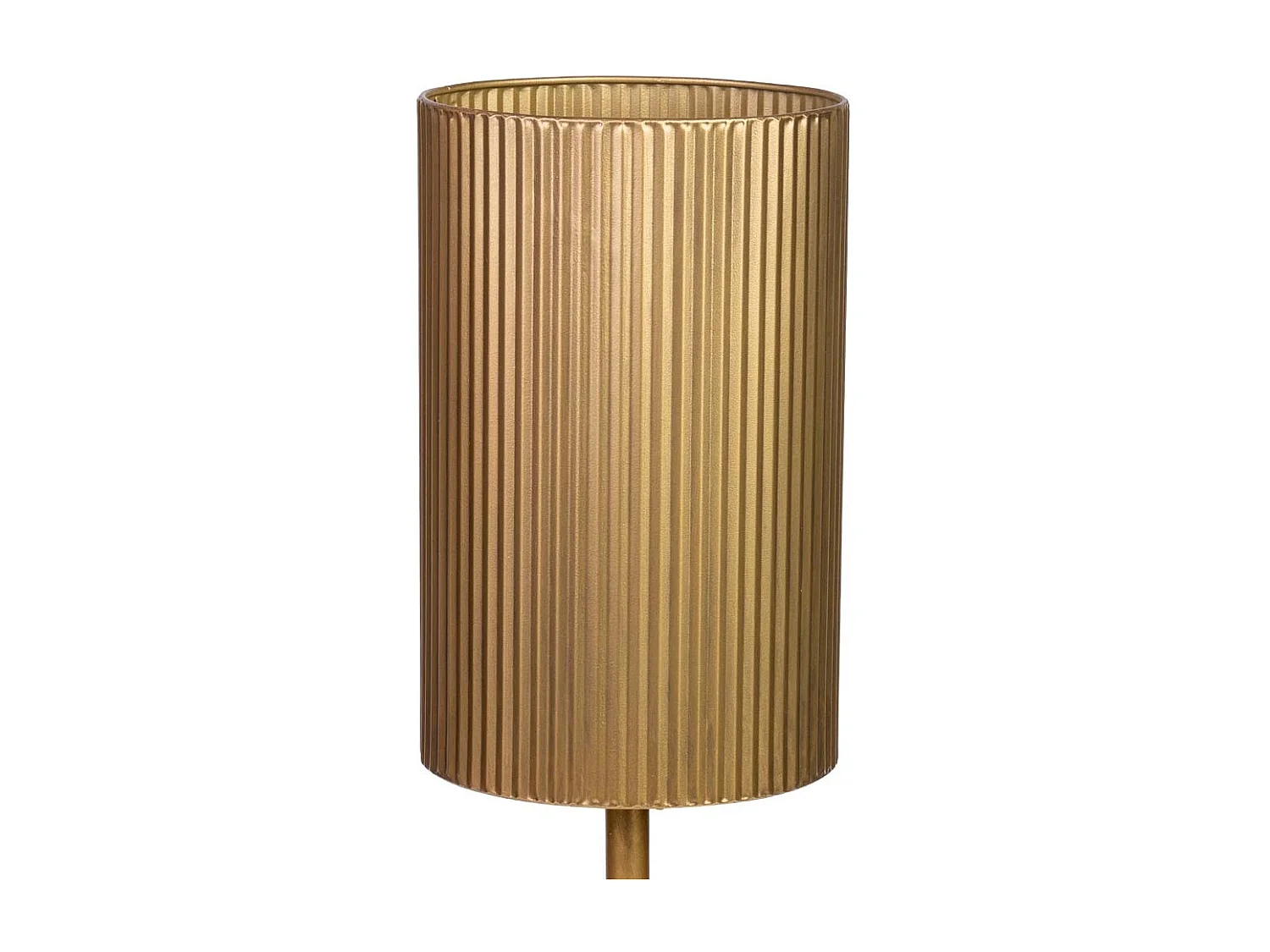 Candeeiro de mesa em metal 20x20x73,5h cm