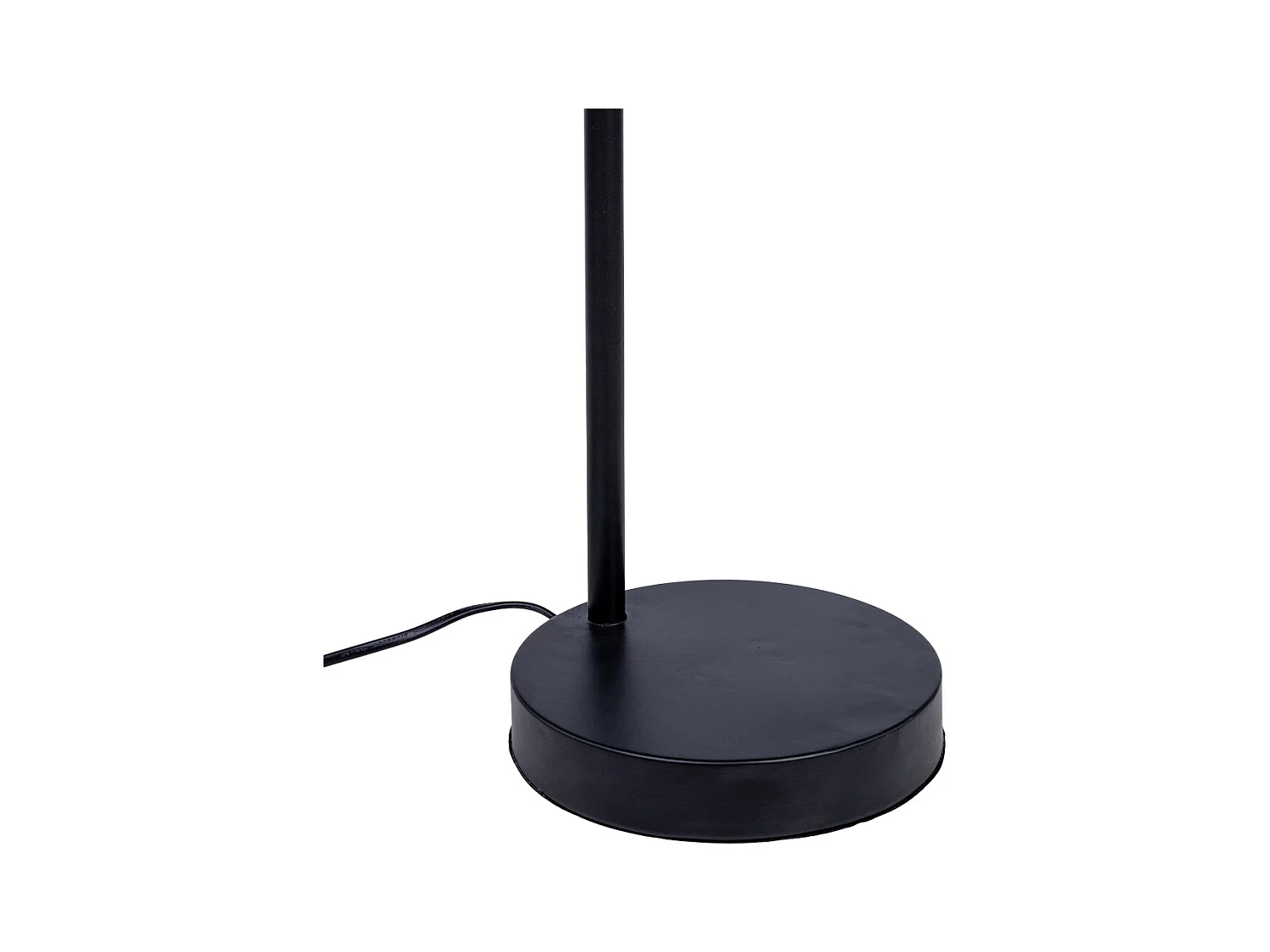 Lampe de table en métal noir avec 1 spot 18x20x61h cm