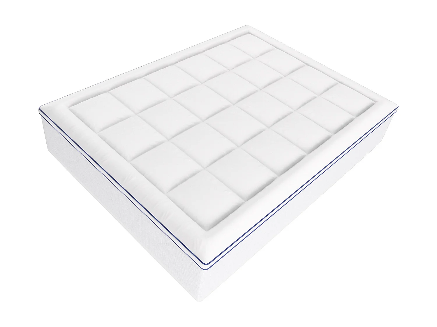 Surmatelas SucceBuy, Premium Mousse à Mémoire de Forme, Rembourrage en Fibres, Queen, Épaisseur 7,6 cm