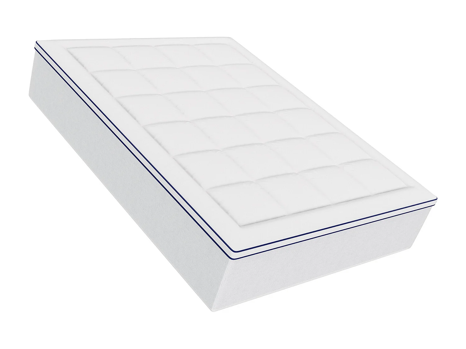 Surmatelas SucceBuy en Fibre de Verre, Queen, Épaisseur 2,5 cm, Amovible et lavable