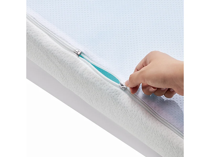 Surmatelas SucceBuy en Mousse à Mémoire de Forme, Queen, Épaisseur7,6 cm, Amovible et Lavable