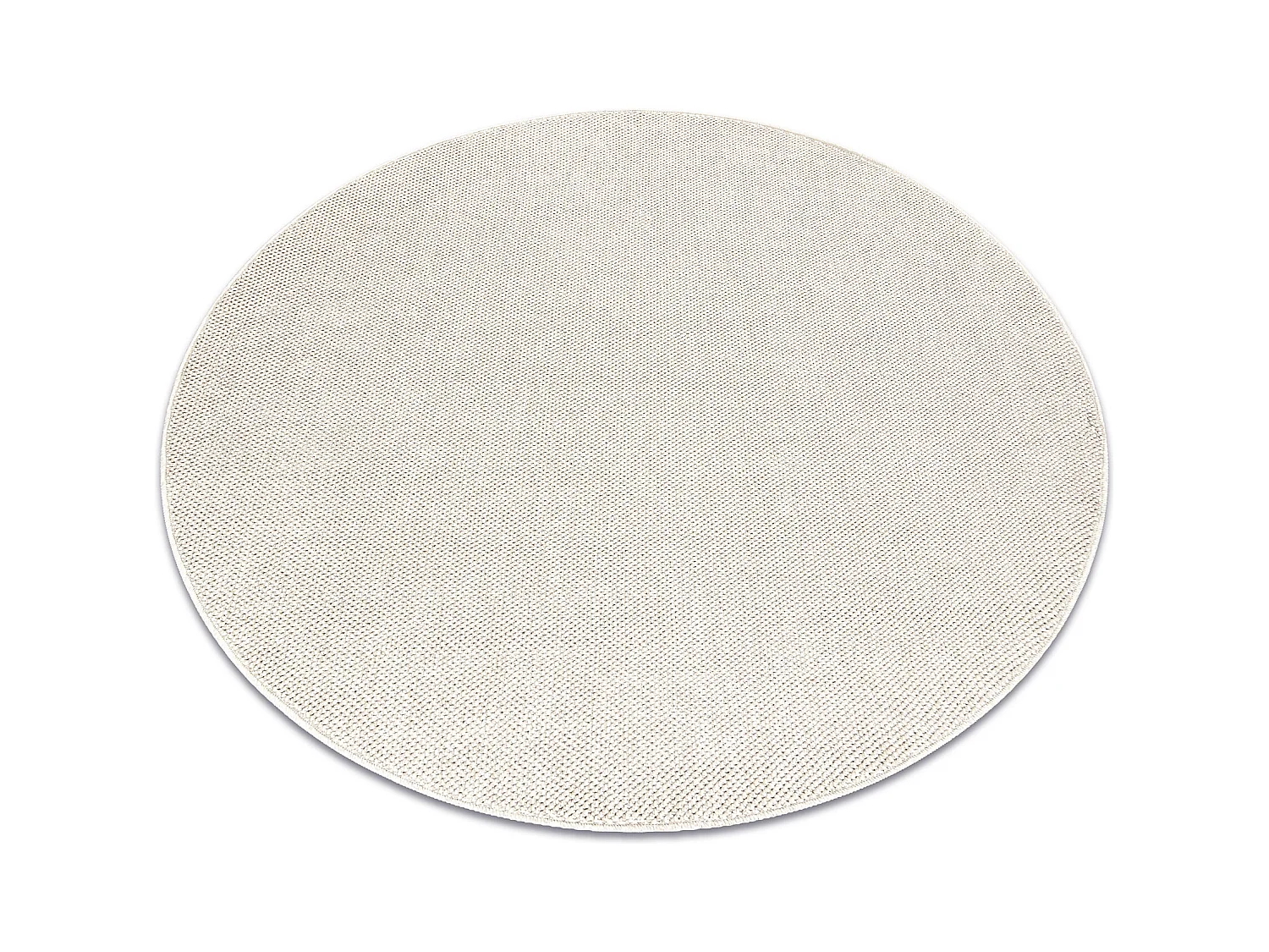 Tapis CASABLANCA LOOM cercle crème, bouclé, doux intérieur et exté cercle 80 cm