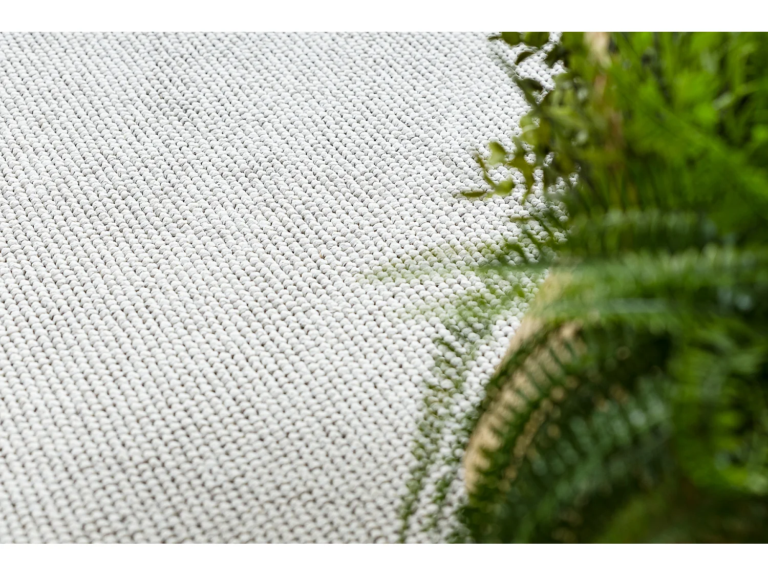 Tapis CASABLANCA LOOM argent, bouclé, doux intérieur et extérieur 300x400 cm