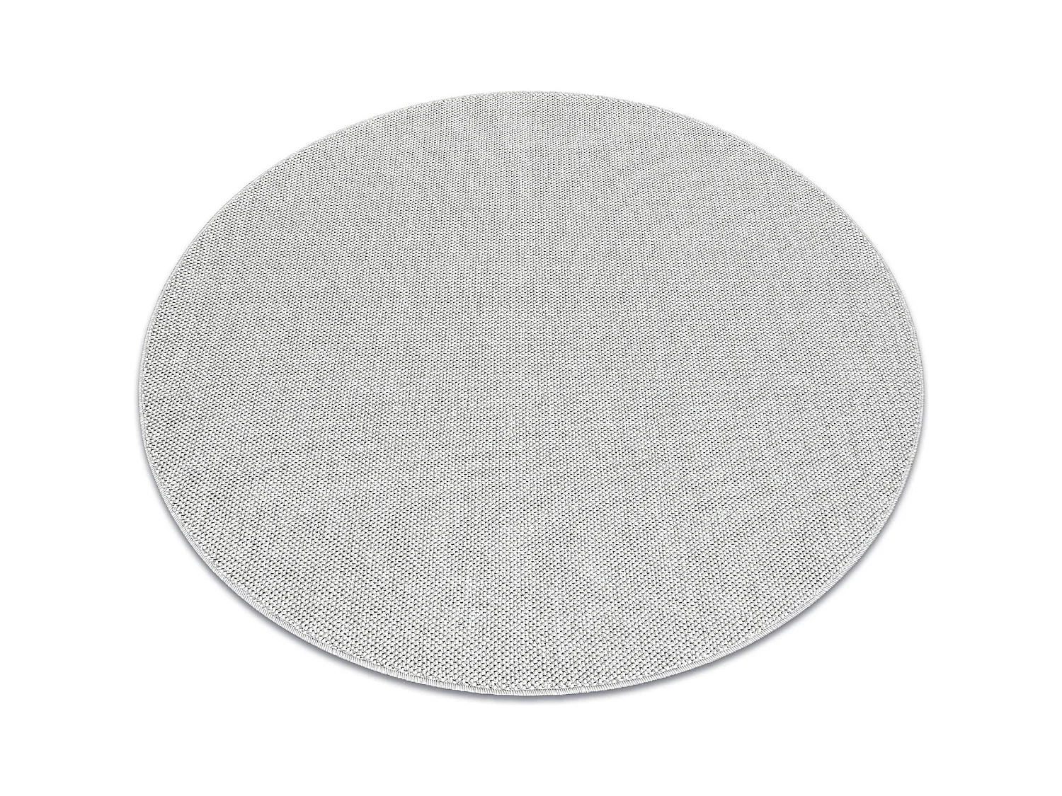 Tapis CASABLANCA LOOM cercle argent, bouclé, doux intérieur et exté cercle 100 cm