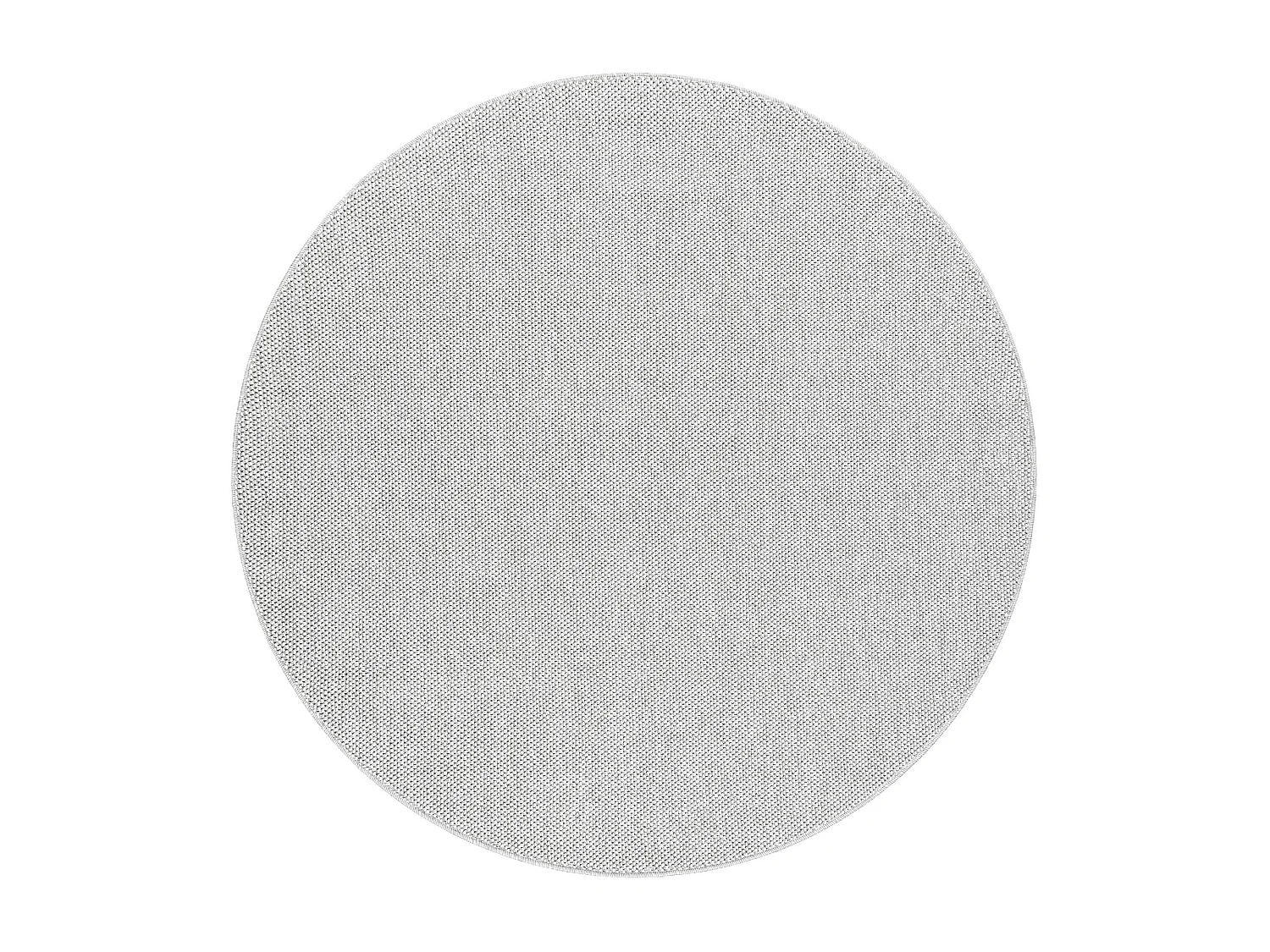 Tapis CASABLANCA LOOM cercle argent, bouclé, doux intérieur et exté cercle 100 cm