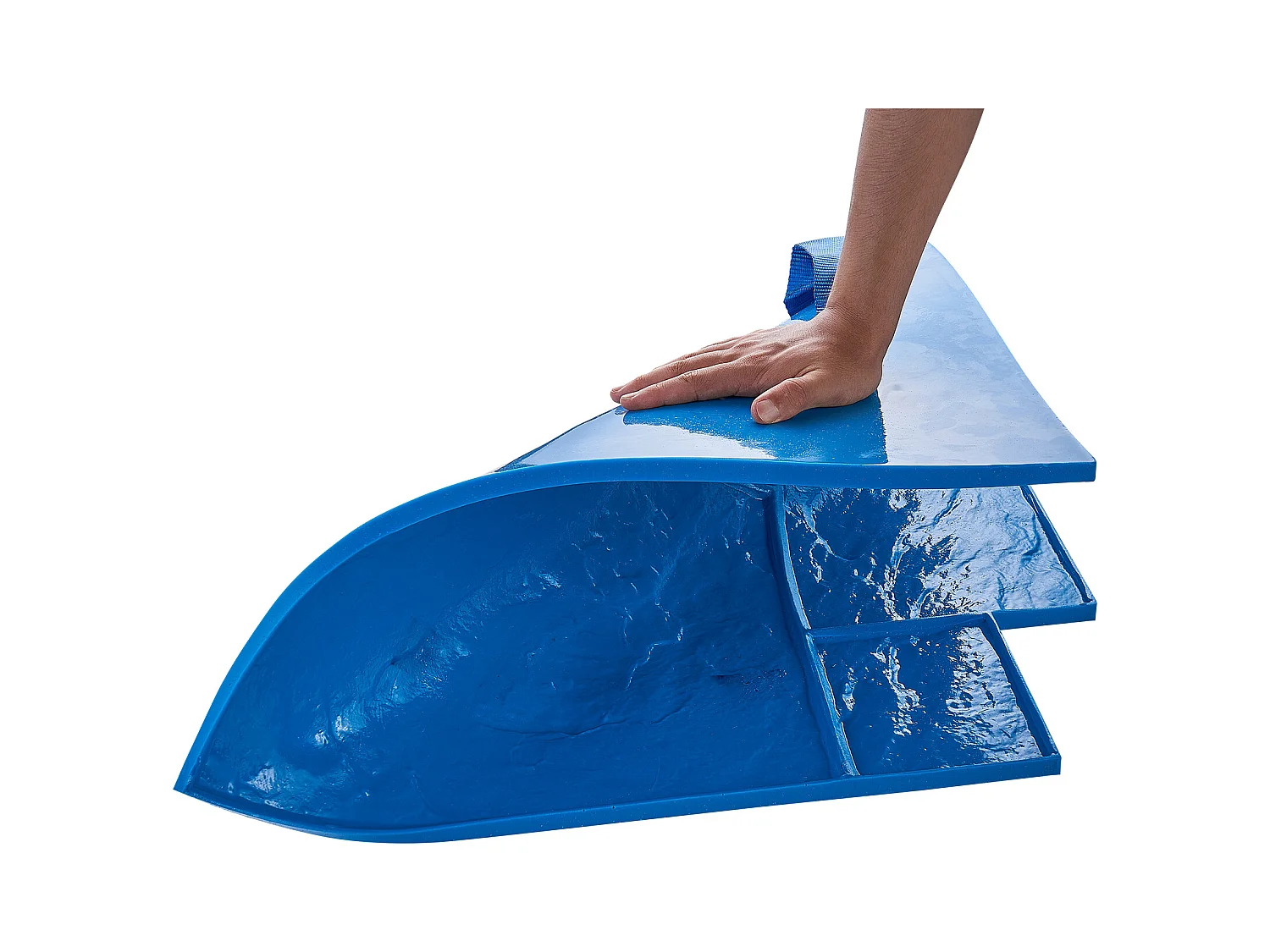 Stempelmat voor Beton SucceBuy, Gestructureerde Polyurethaanhuid voor Gieten,61 x 61 cm, 7 Stuks