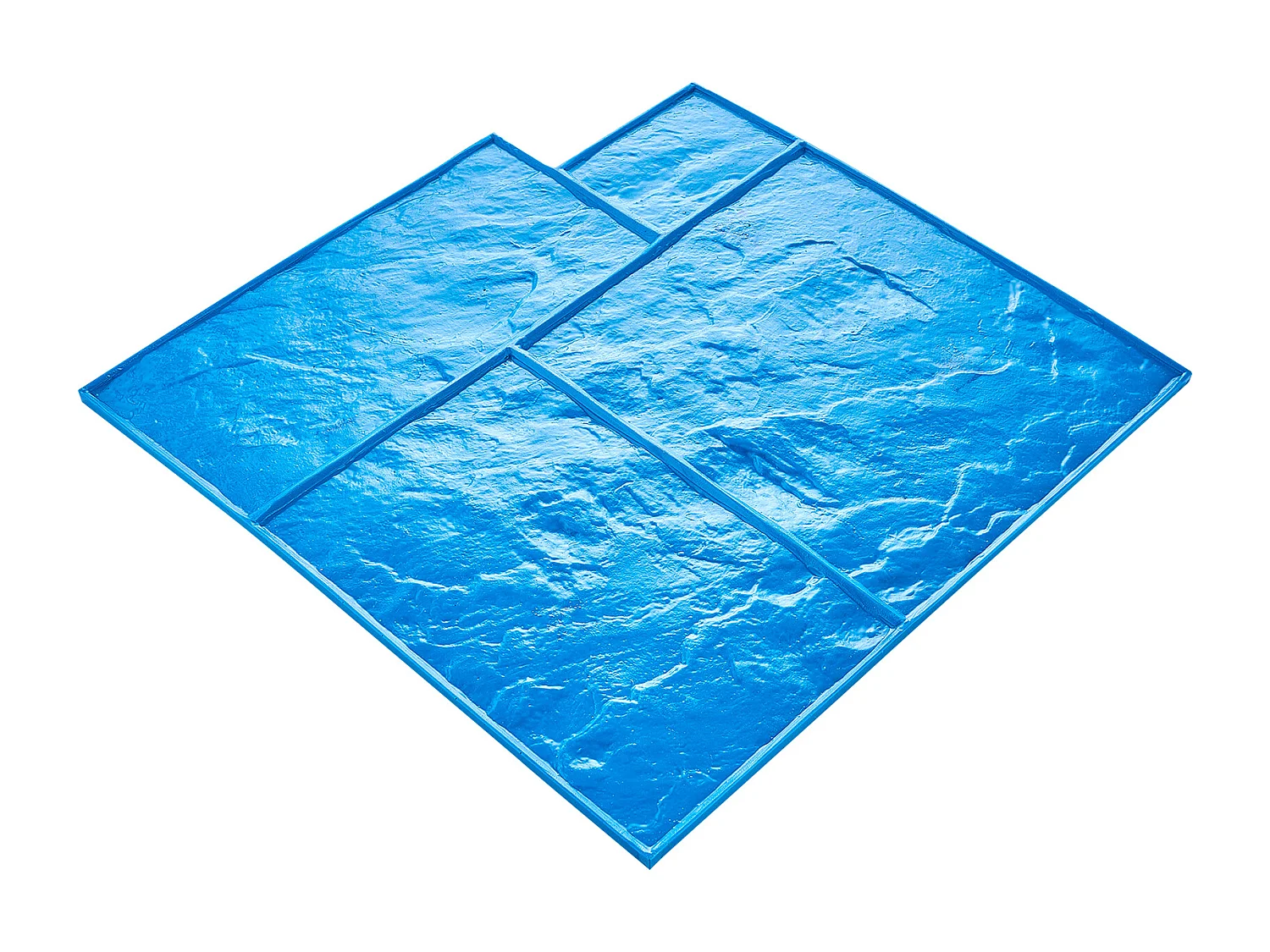 Tapis de Tampon pour Béton SucceBuy, Peau Texturée en Polyuréthane pour Moulage,61 x 61 cm, 7 PCS