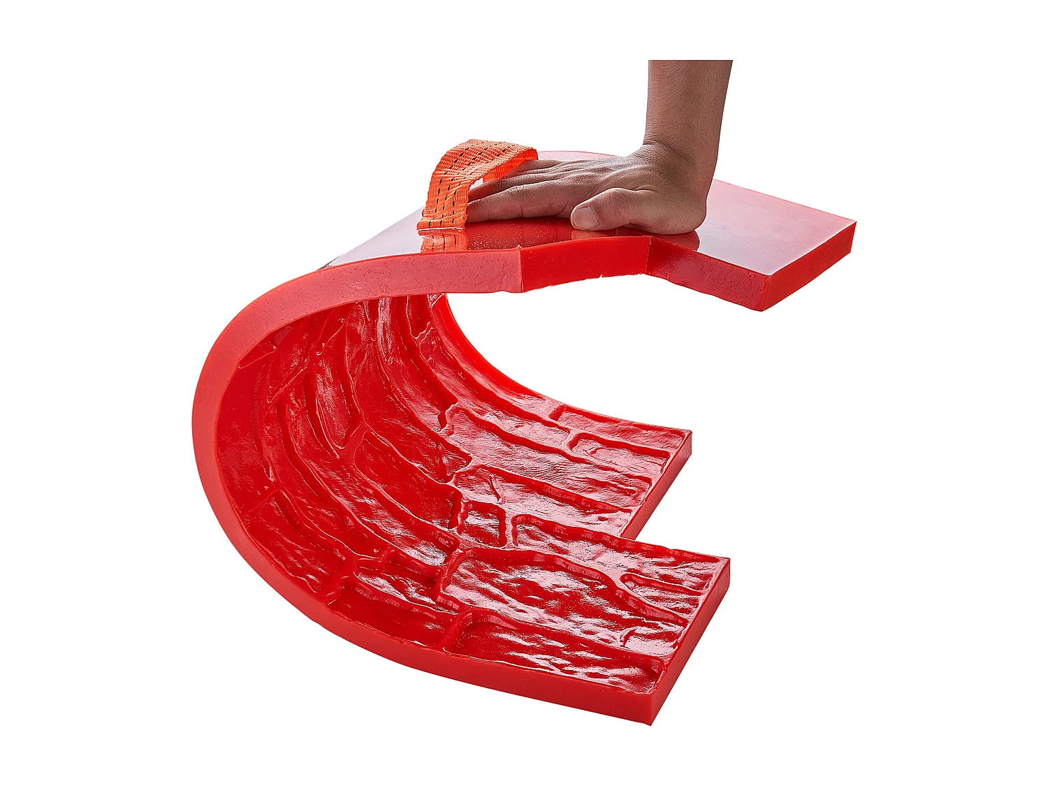 Tapis de Tampon pour Béton SucceBuy, 740 x 330 mm, Peau Texturée en Polyuréthane pour Moulage