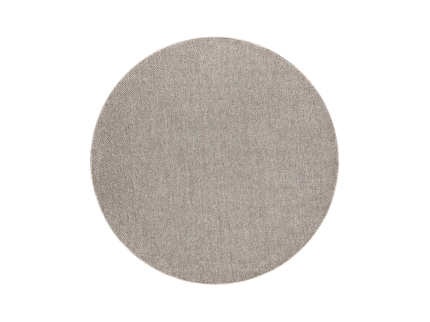 Tapis CASABLANCA LOOM cercle marron, bouclé, doux intérieur et exté cercle 80 cm