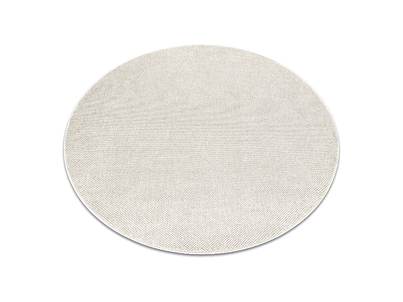 Teppich CASABLANCA LOOM Kreis creme, Schleife weich drinnen & draußen cercle 200 cm