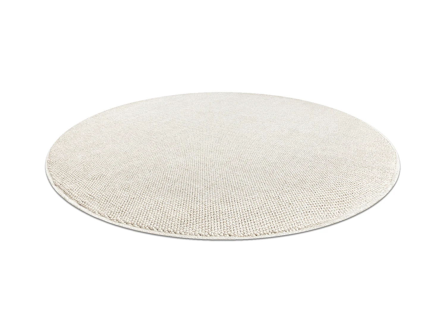 Tapis CASABLANCA LOOM cercle crème, bouclé, doux intérieur et exté cercle 200 cm