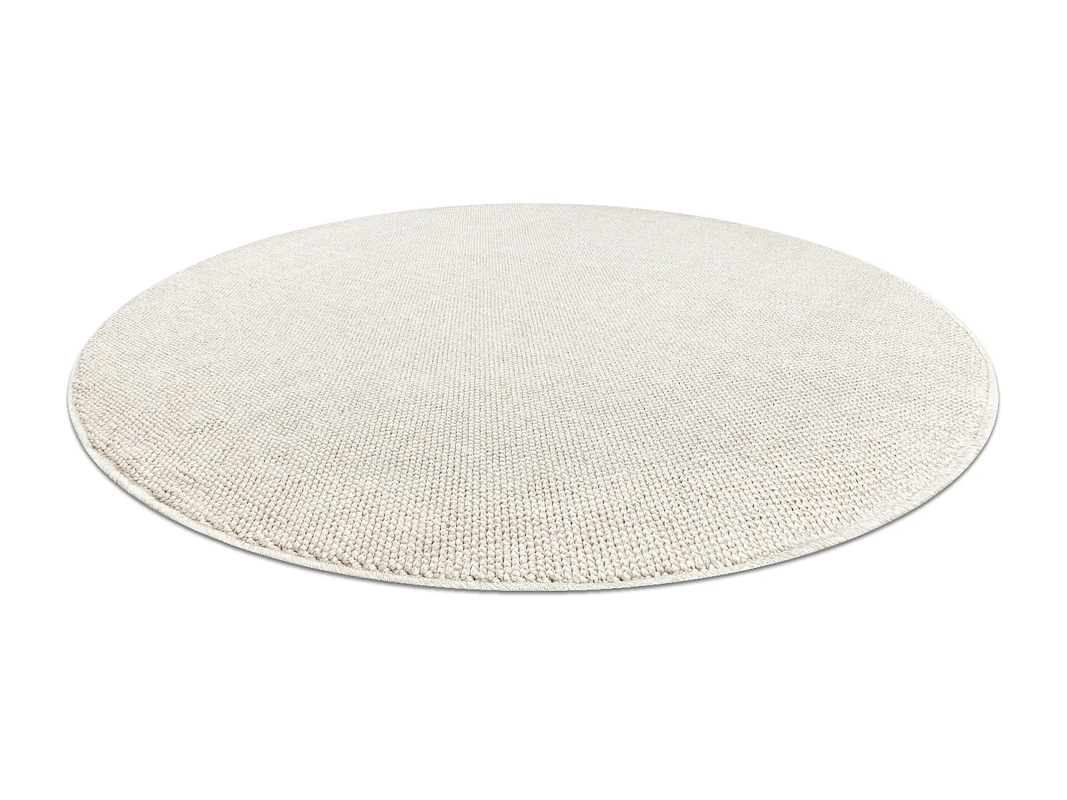 Tapis CASABLANCA LOOM cercle crème, bouclé, doux intérieur et exté cercle 200 cm