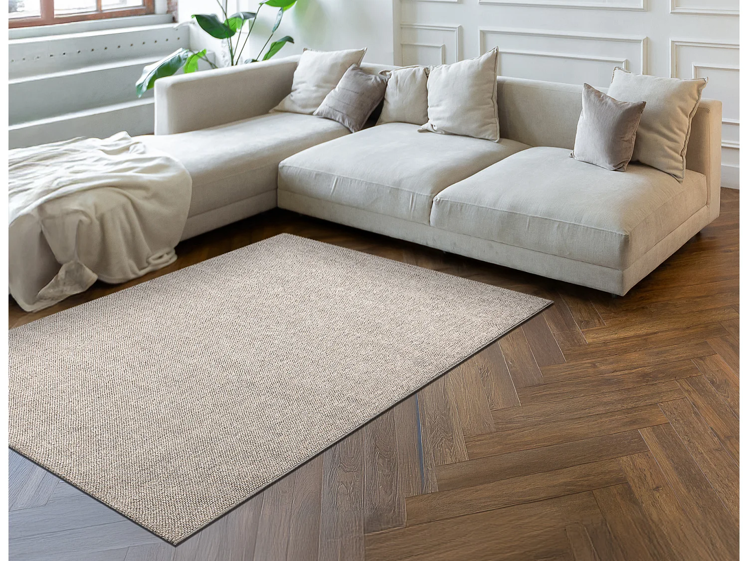 Tapis CASABLANCA LOOM marron, bouclé, doux intérieur et extérieur 200x250 cm