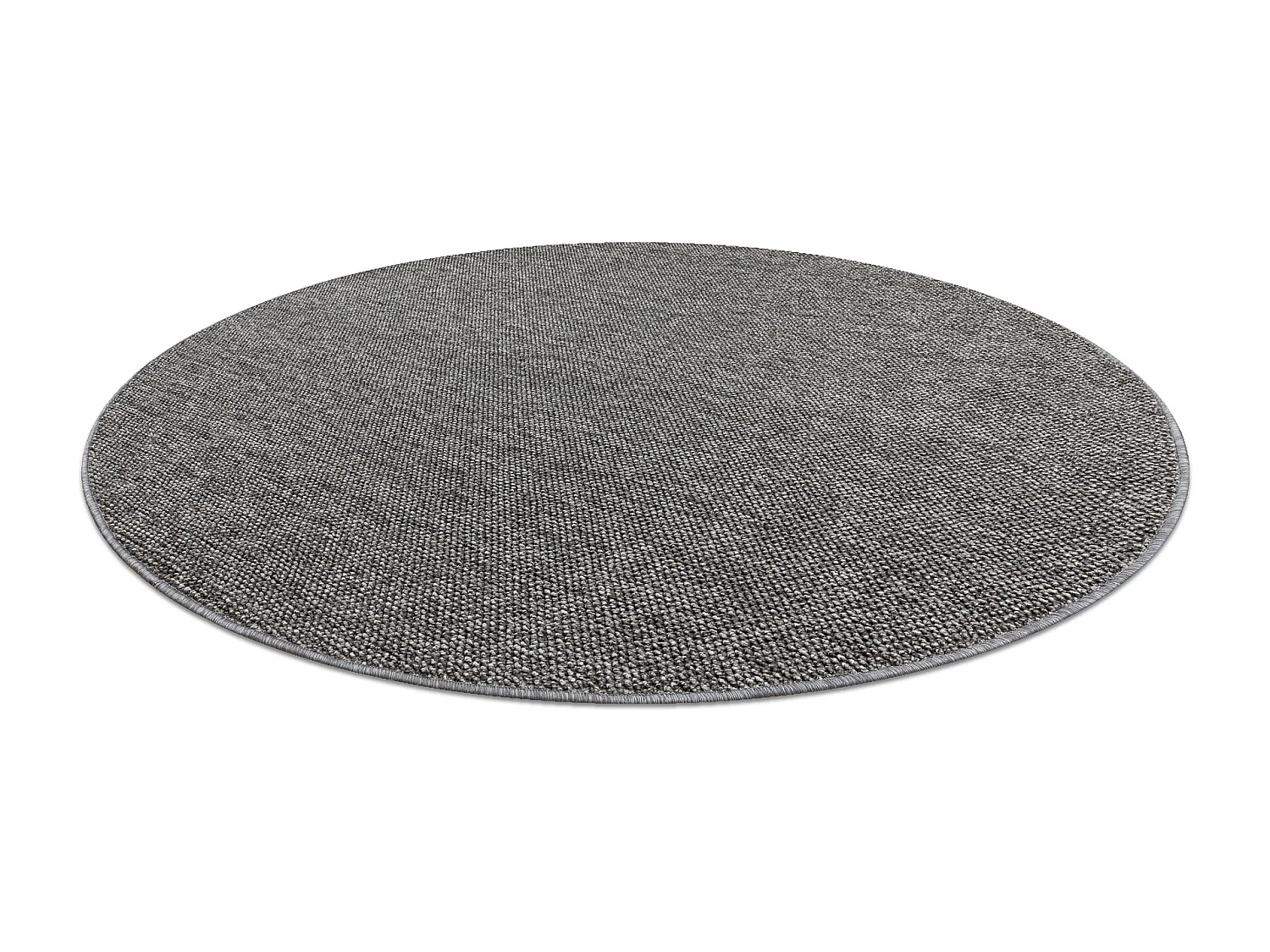 Tapis CASABLANCA LOOM cercle gris, bouclé, doux intérieur et extéri cercle 100 cm