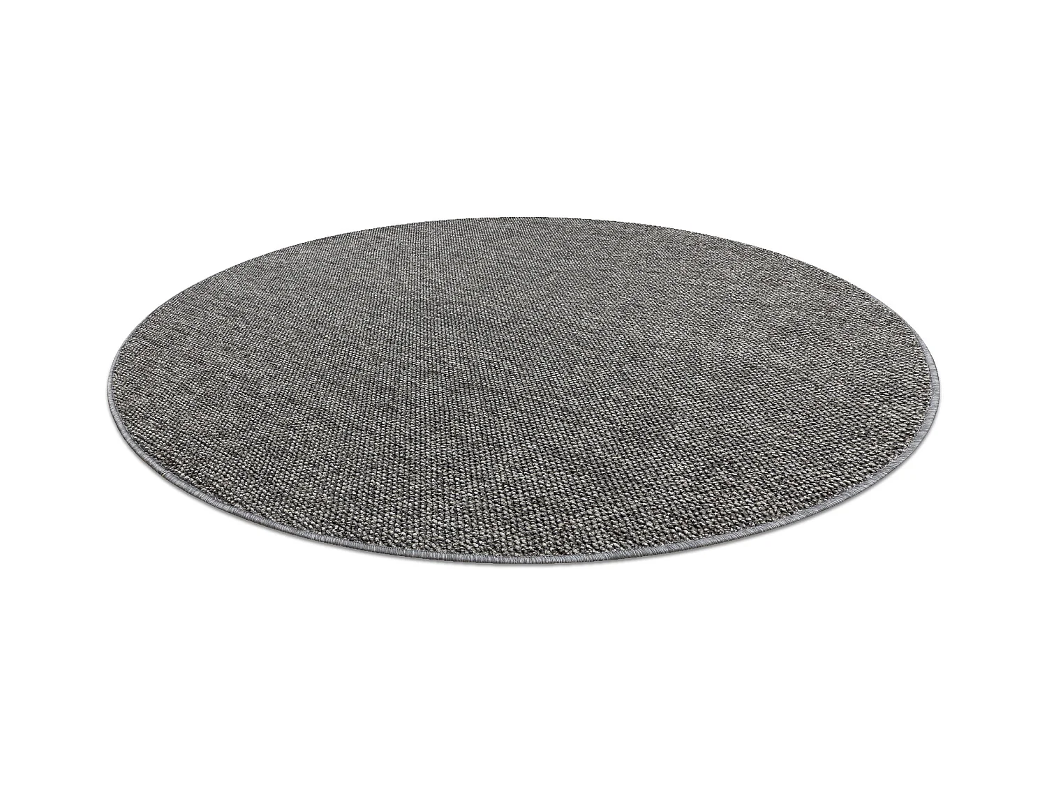 Tapis CASABLANCA LOOM cercle gris, bouclé, doux intérieur et extéri cercle 133 cm