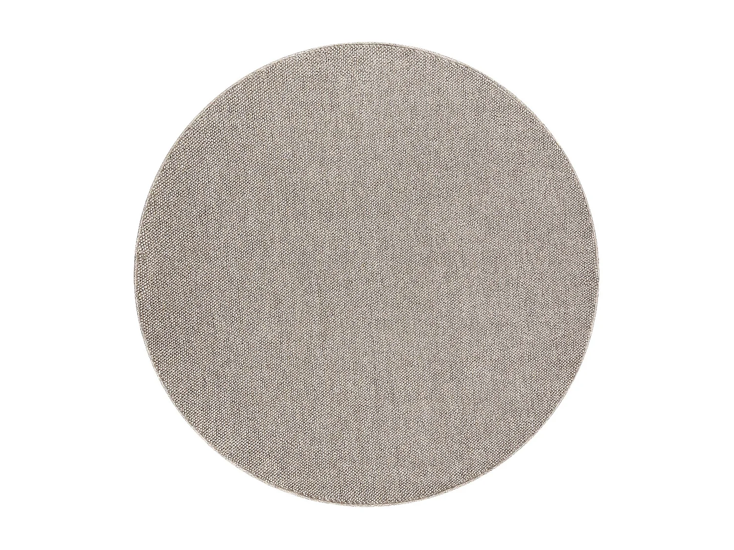 Tapis CASABLANCA LOOM cercle marron, bouclé, doux intérieur et exté cercle 100 cm