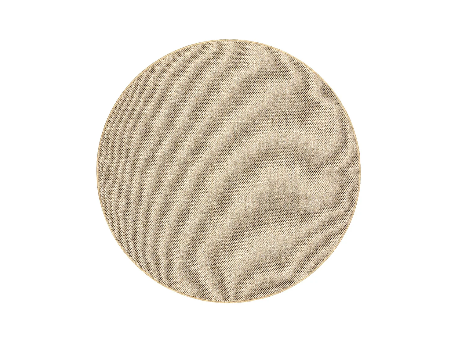 Tapis CASABLANCA LOOM cercle beige, bouclé, doux intérieur et extér cercle 133 cm