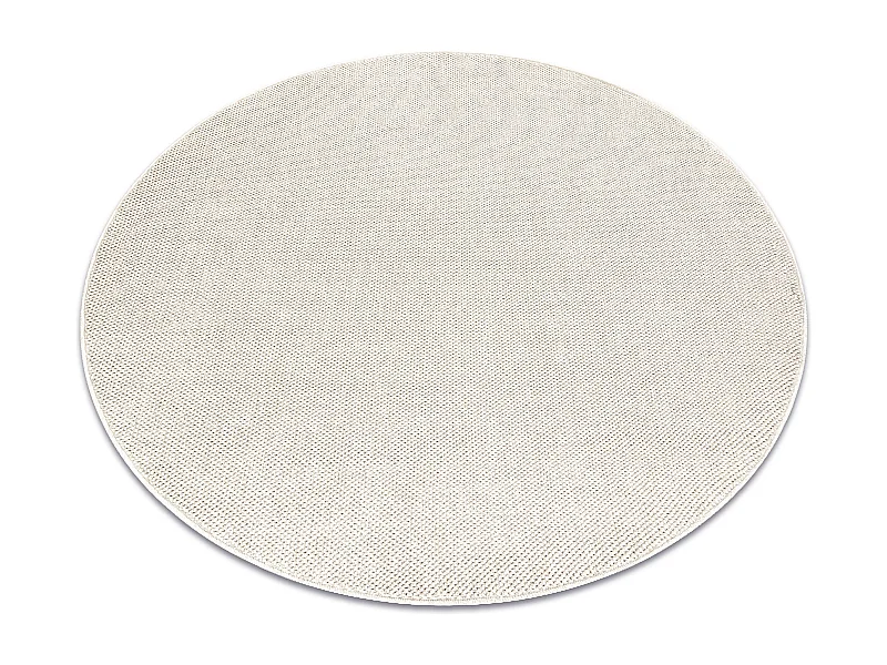 Tapijt CASABLANCA LOOM cirkel crème, lus, zacht binnen & buiten cercle 133 cm