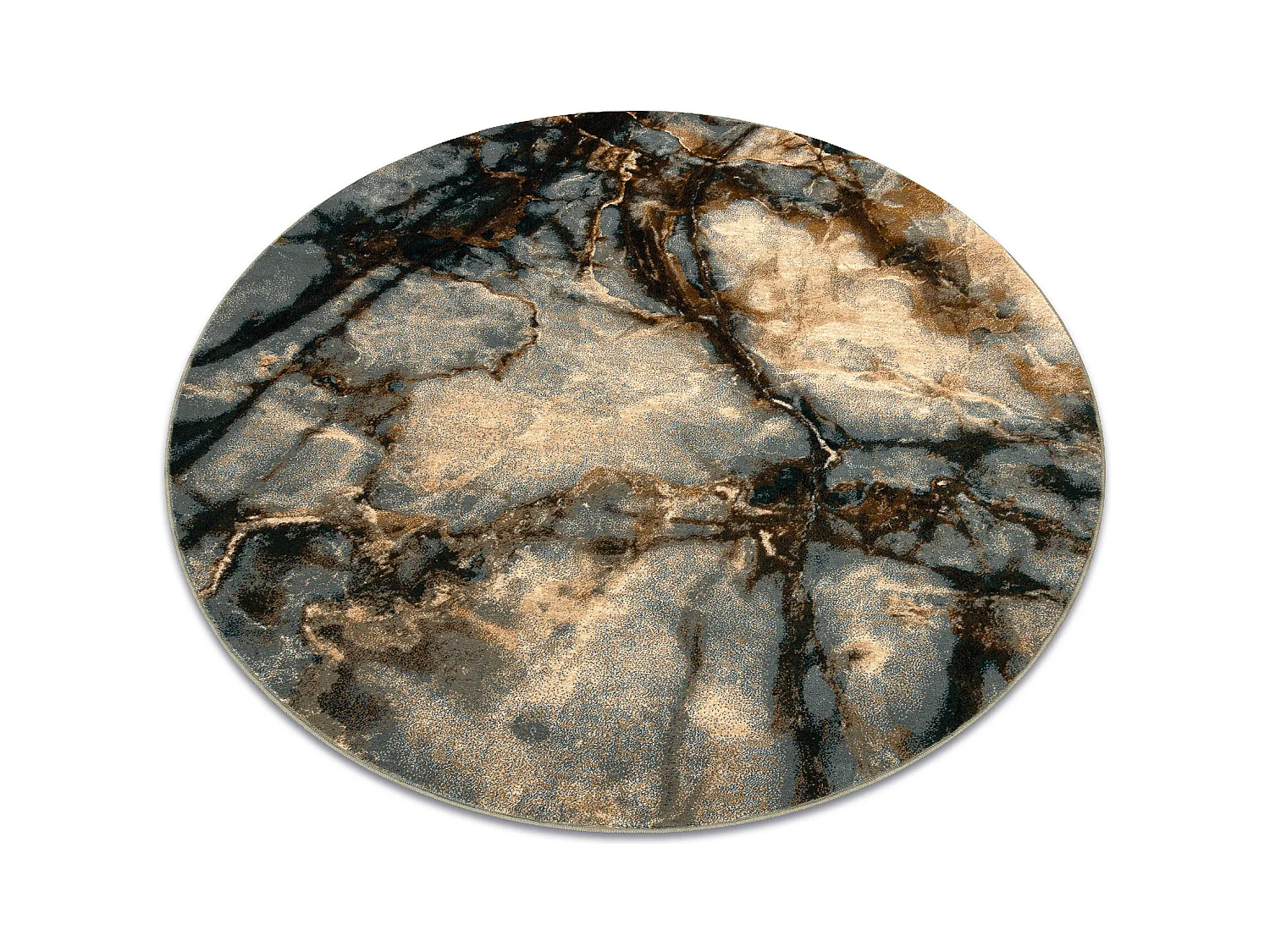 Tapis en laine OMEGA ELIAN Cercle Marbre iron vert cercle 200 cm