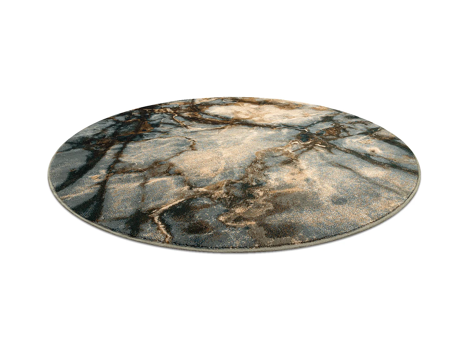 Tapis en laine OMEGA ELIAN Cercle Marbre iron vert cercle 200 cm