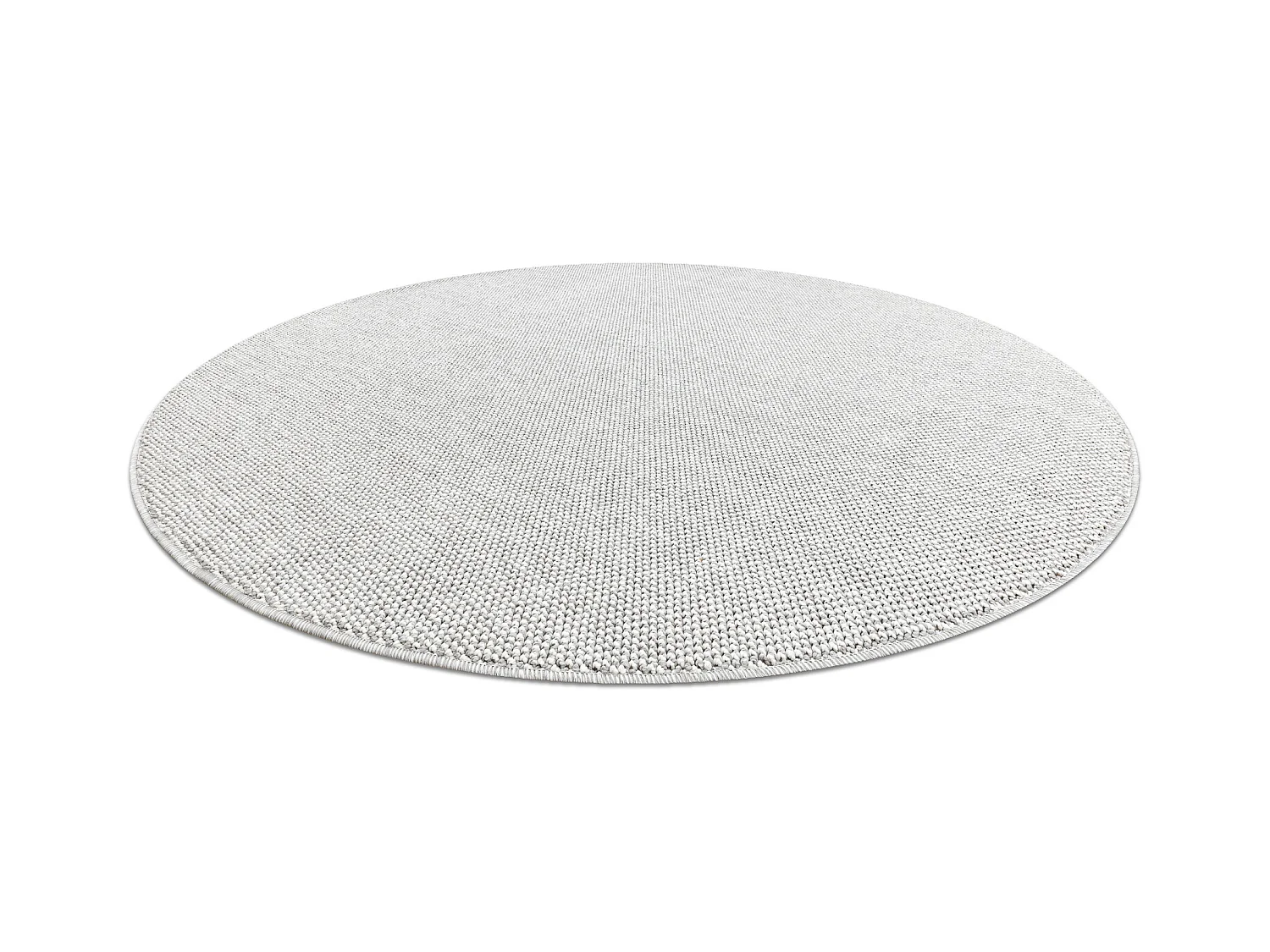 Tapis CASABLANCA LOOM cercle argent, bouclé, doux intérieur et exté cercle 200 cm