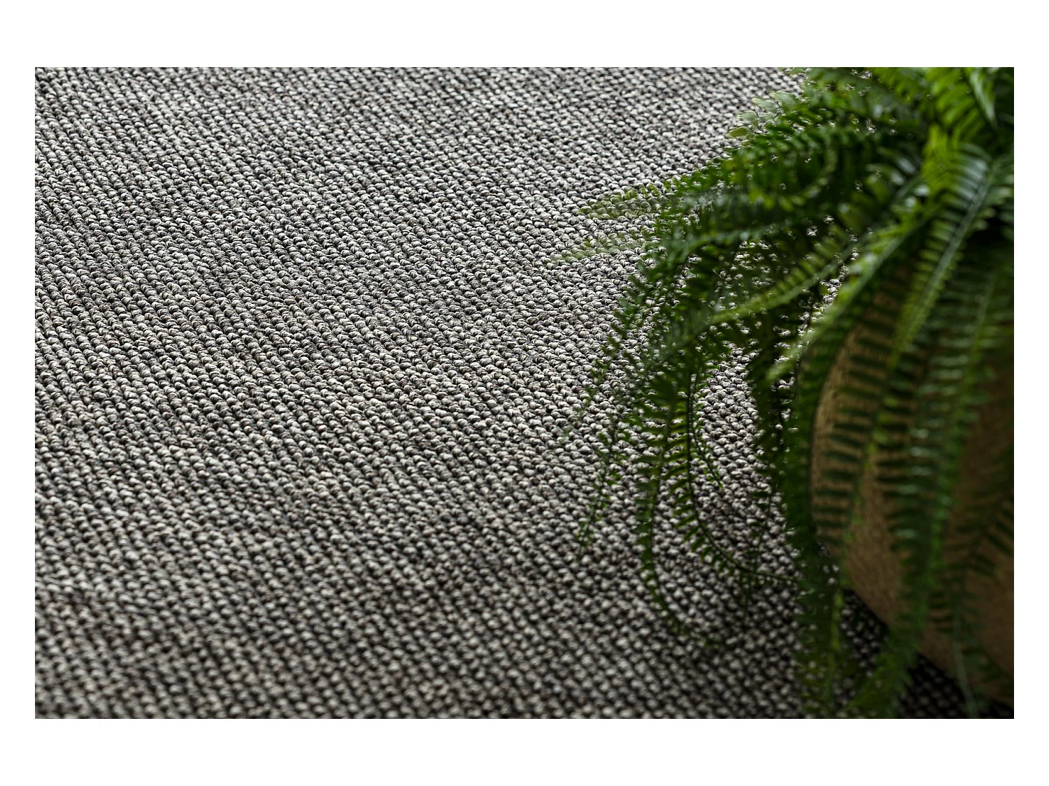 Tapis CASABLANCA LOOM cercle gris, bouclé, doux intérieur et extéri cercle 160 cm