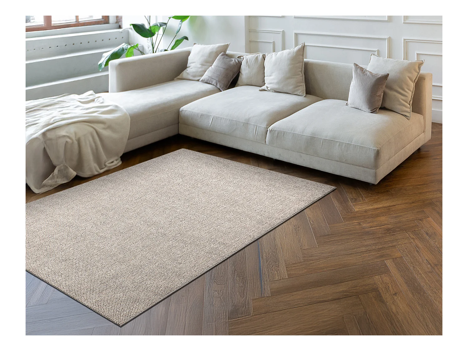 Tapis CASABLANCA LOOM marron, bouclé, doux intérieur et extérieur 300x400 cm