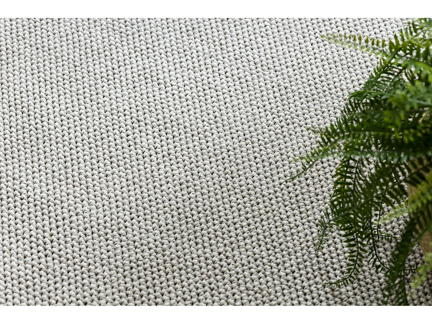 Tapis CASABLANCA LOOM cercle argent, bouclé, doux intérieur et exté cercle 80 cm