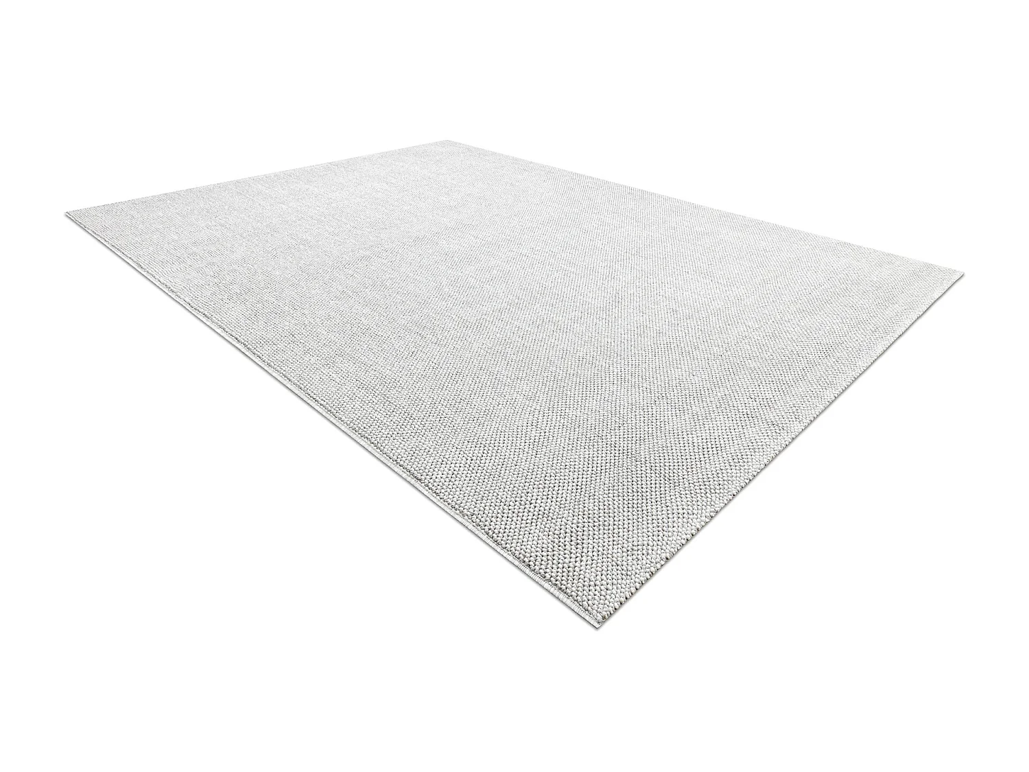 Tapis CASABLANCA LOOM argent, bouclé, doux intérieur et extérieur 250x350 cm