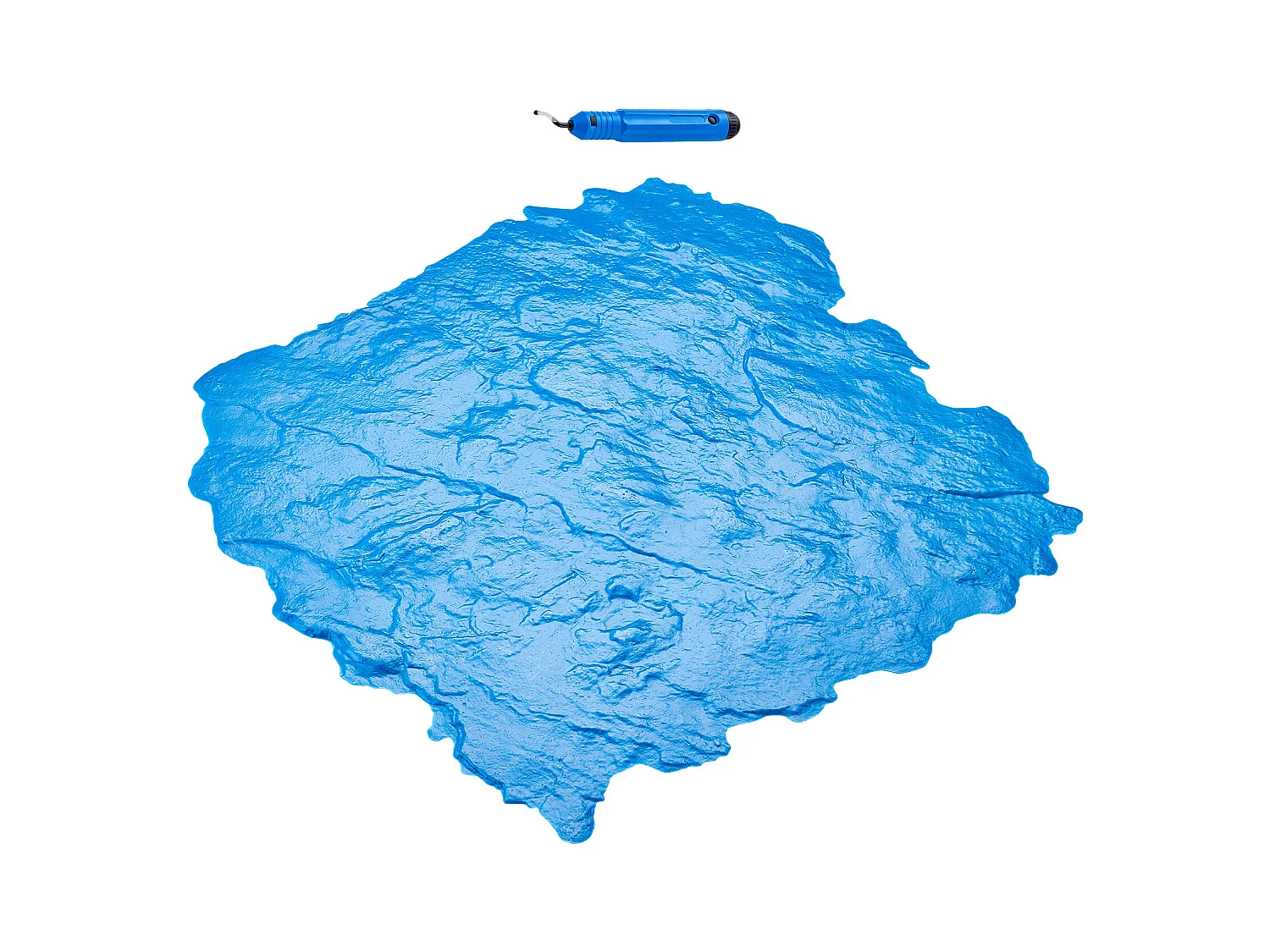 Stempelmat voor Beton SucceBuy, 430 x 430 mm, Gestructureerde Polyurethaanhuid voor Gieten