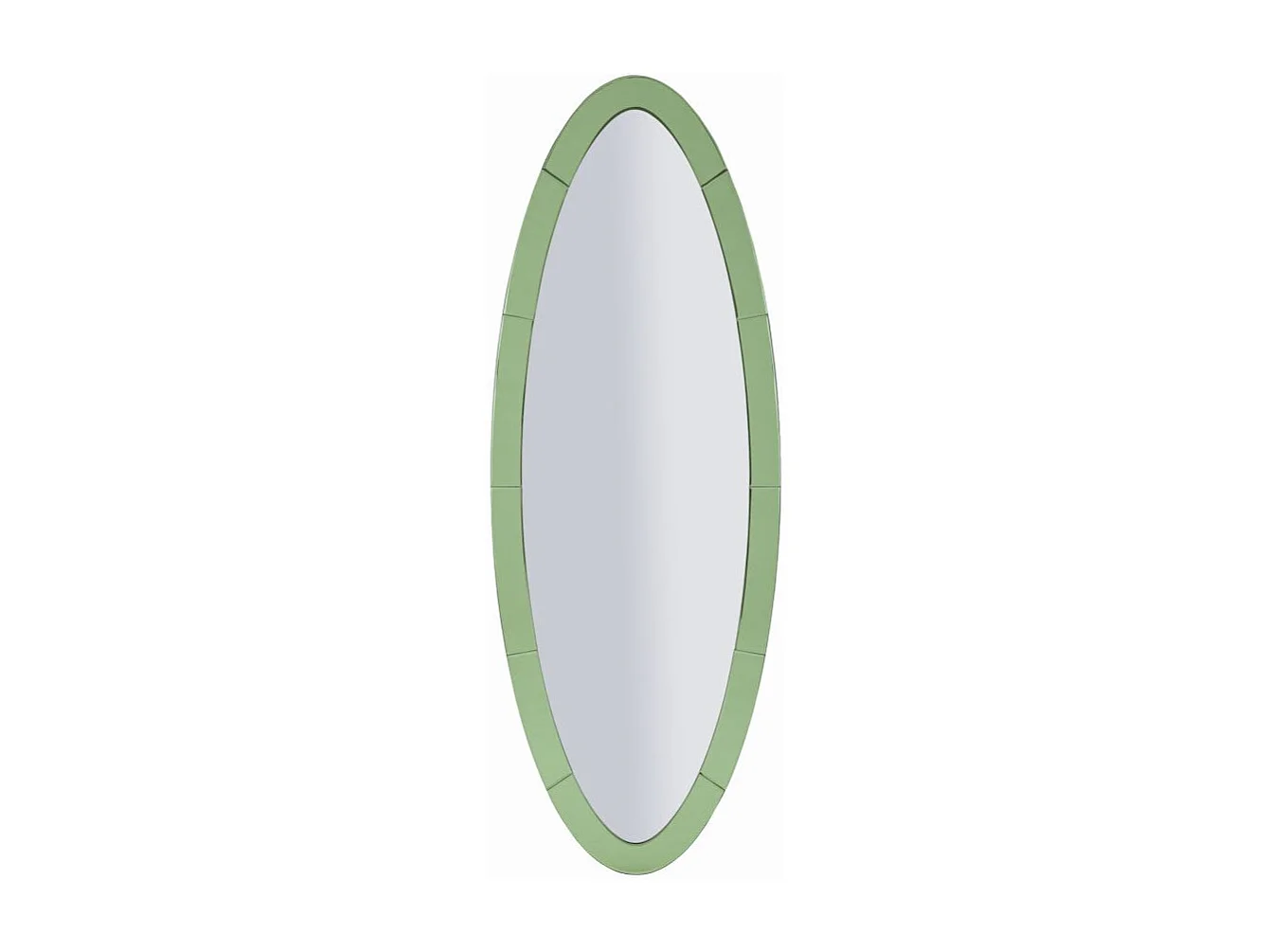 Miroir Mural Ovale "Oslo" 150cm Vert