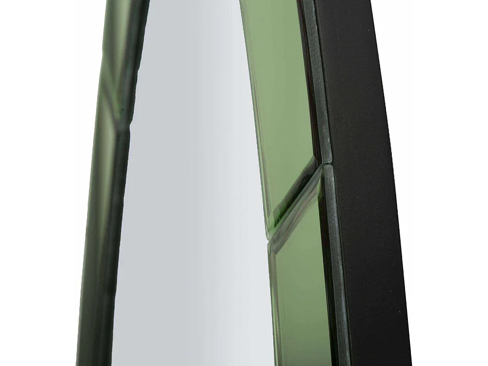 Wandspiegel mit Glasrahmen grün 55x2x150 cm