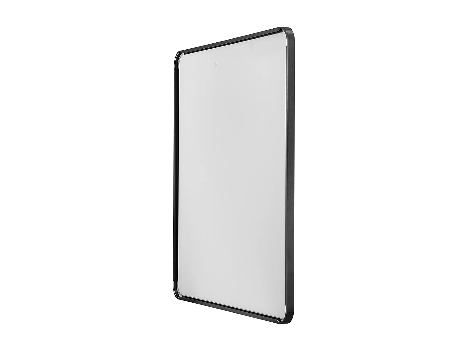 Miroir Mural SucceBuy, 91,5 x 91,5 cm, Noir, Contours en Alliage d'Aluminium, Résistant aux Rayures, pour Salle de Bain/Chambre/Salon