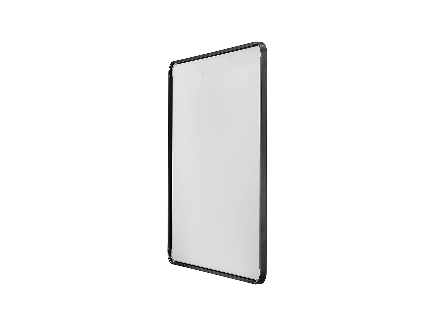 Miroir Mural SucceBuy, 91,5 x 91,5 cm, Noir, Contours en Alliage d'Aluminium, Résistant aux Rayures, pour Salle de Bain/Chambre/Salon