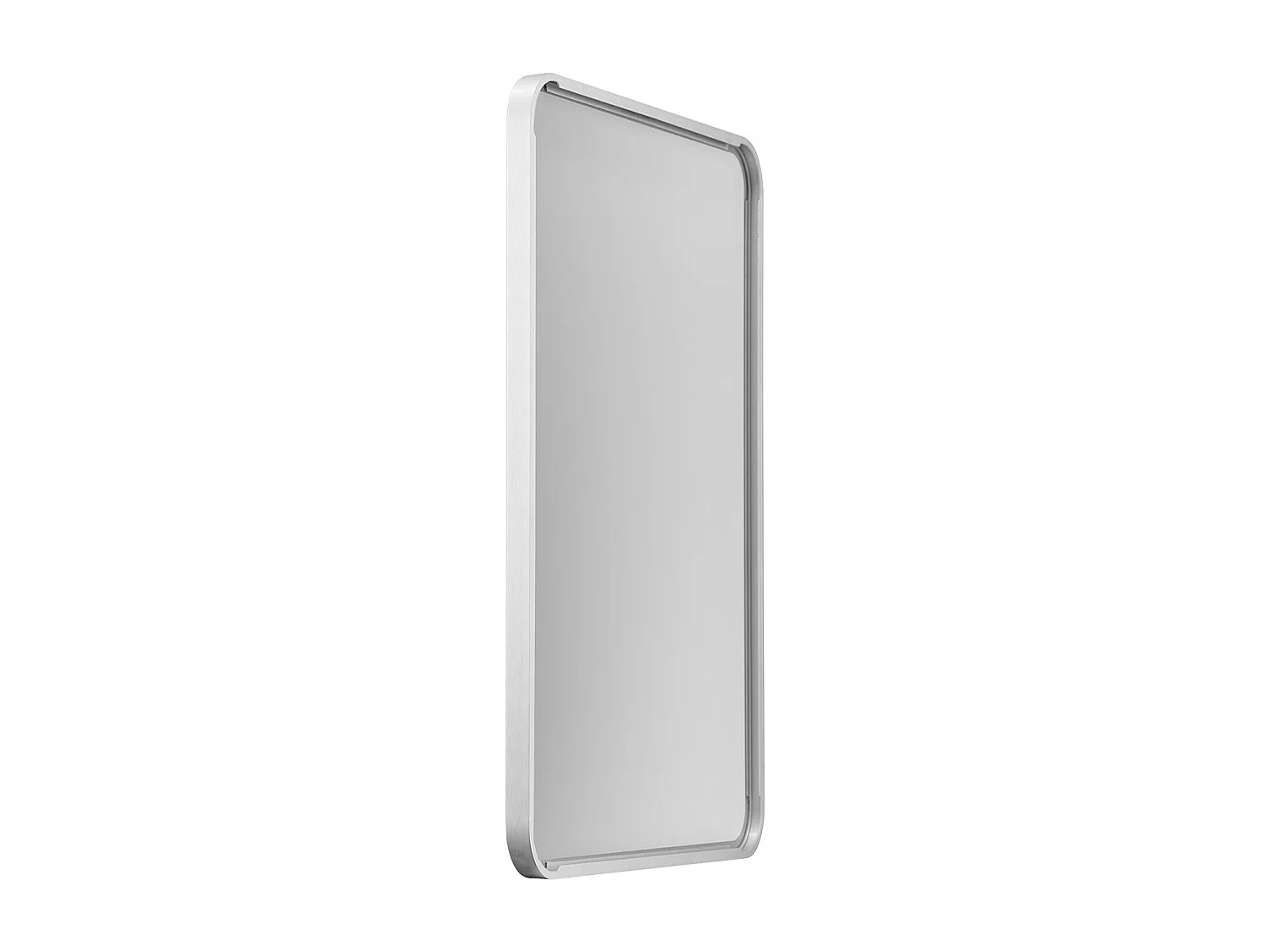 Miroir Rectangulaire, SucceBuy Miroir Mural Carré 55,9 × 76,2 cm avec Cadre en Aluminium
