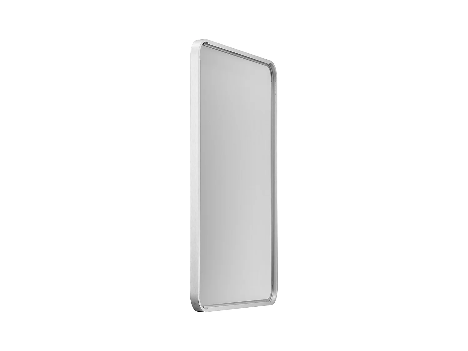 Miroir Rectangulaire, SucceBuy Miroir Mural Carré 55,9 × 76,2 cm avec Cadre en Aluminium