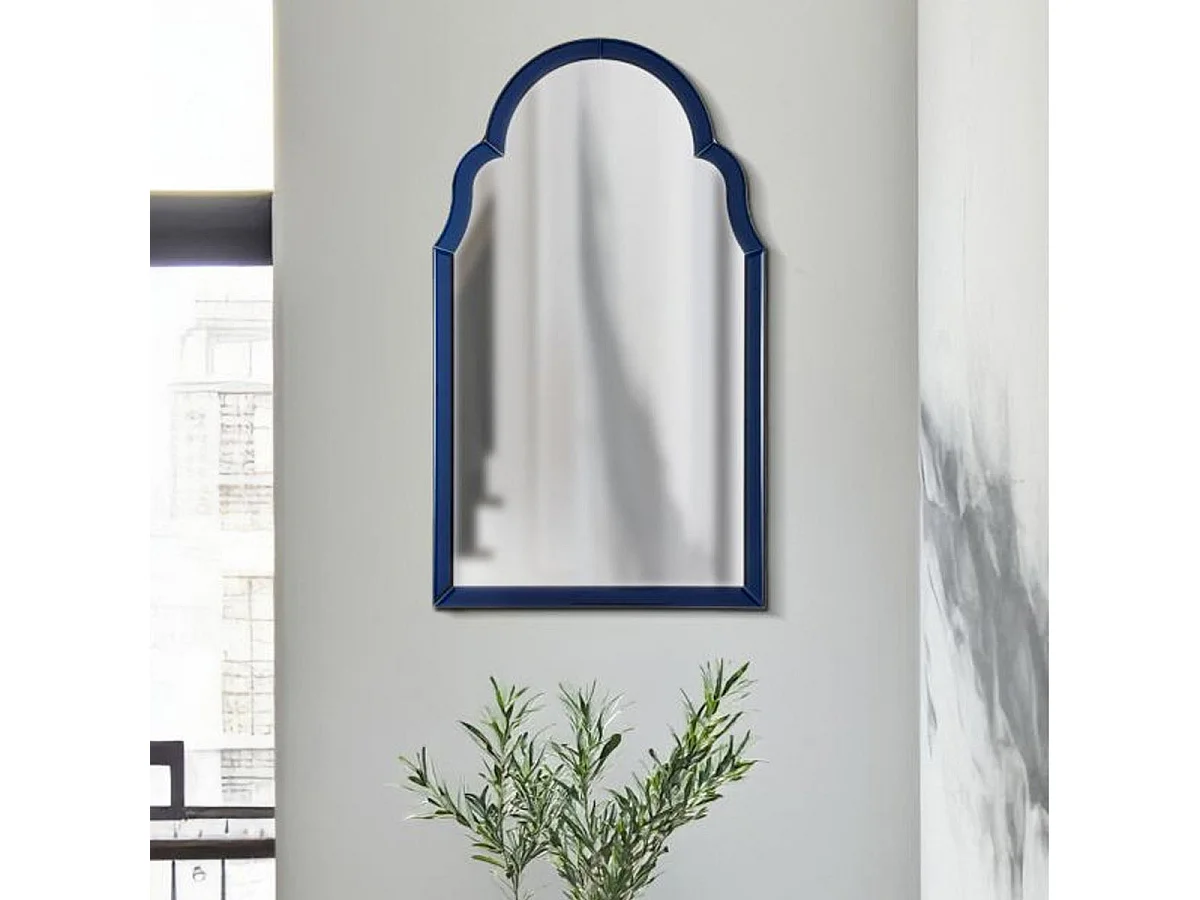 Miroir Mural "Tangier" 80cm Bleu