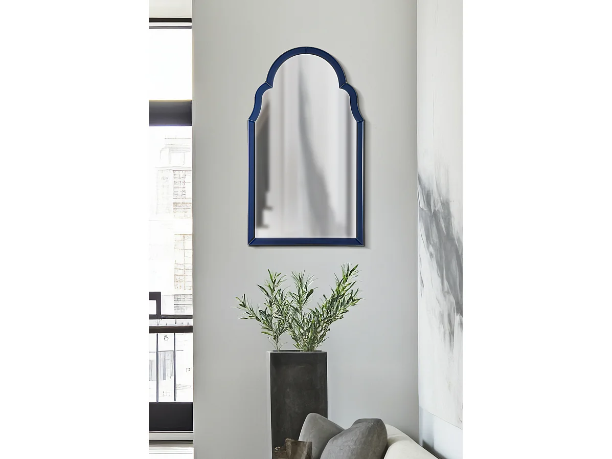 Miroir Mural "Tangier" 80cm Bleu