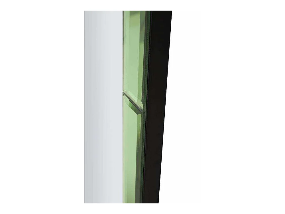 Wandspiegel met groene glazen lijst, 55x2x150 cm
