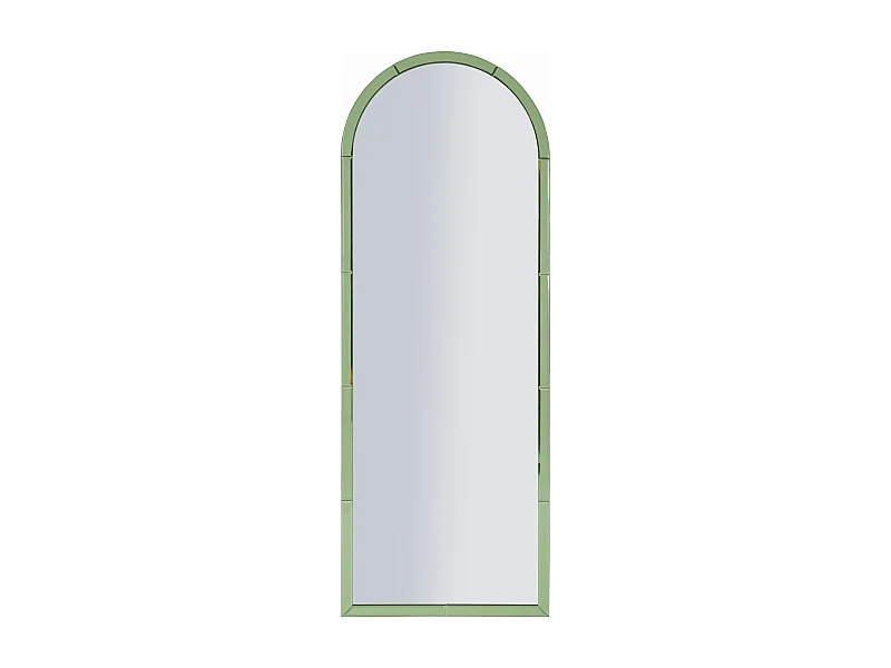 Miroir mural avec cadre en verre vert cm 55x2x150