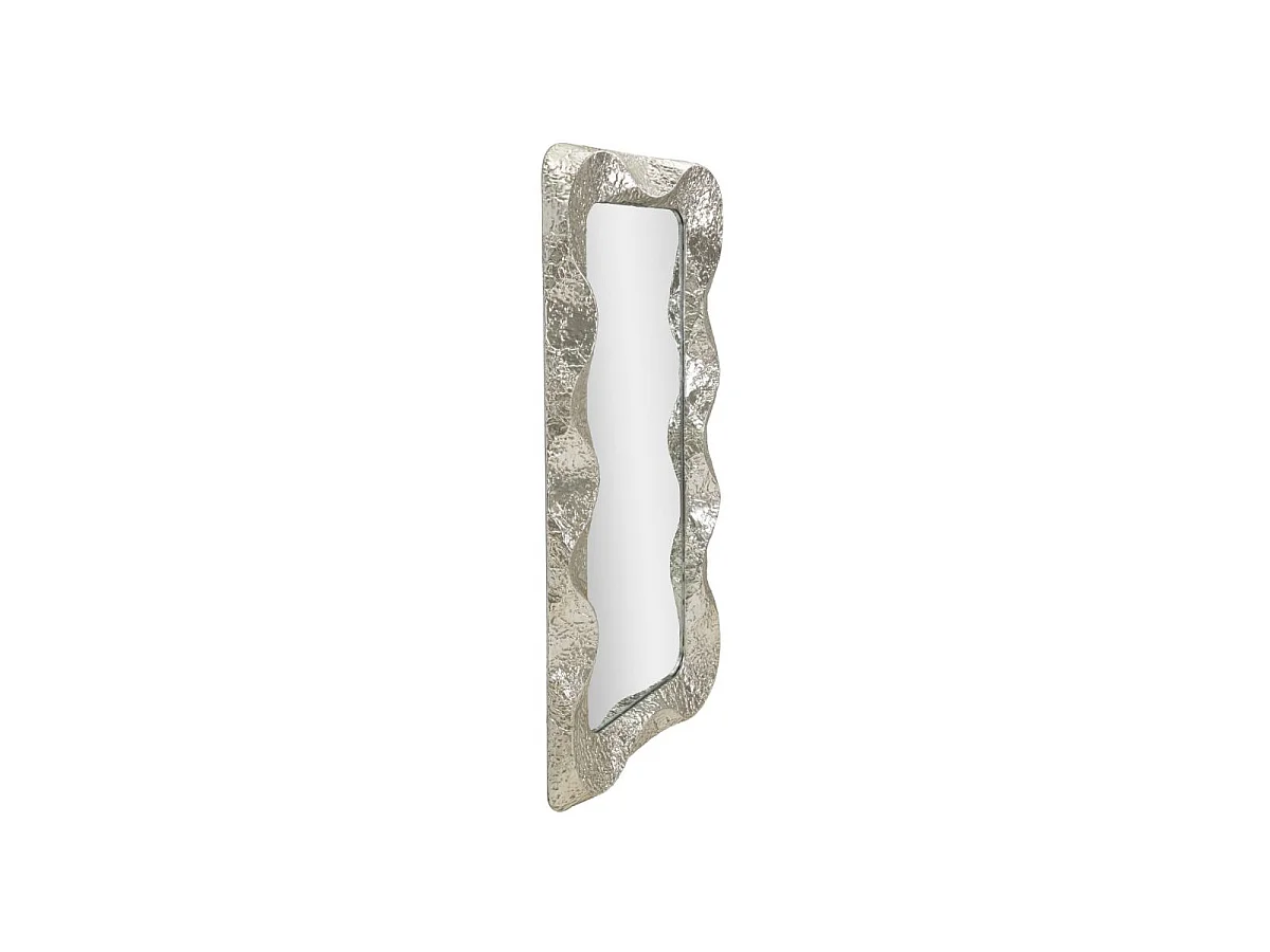 Wandspiegel aus Metall silberfarben 70x6,5x160,5 cm