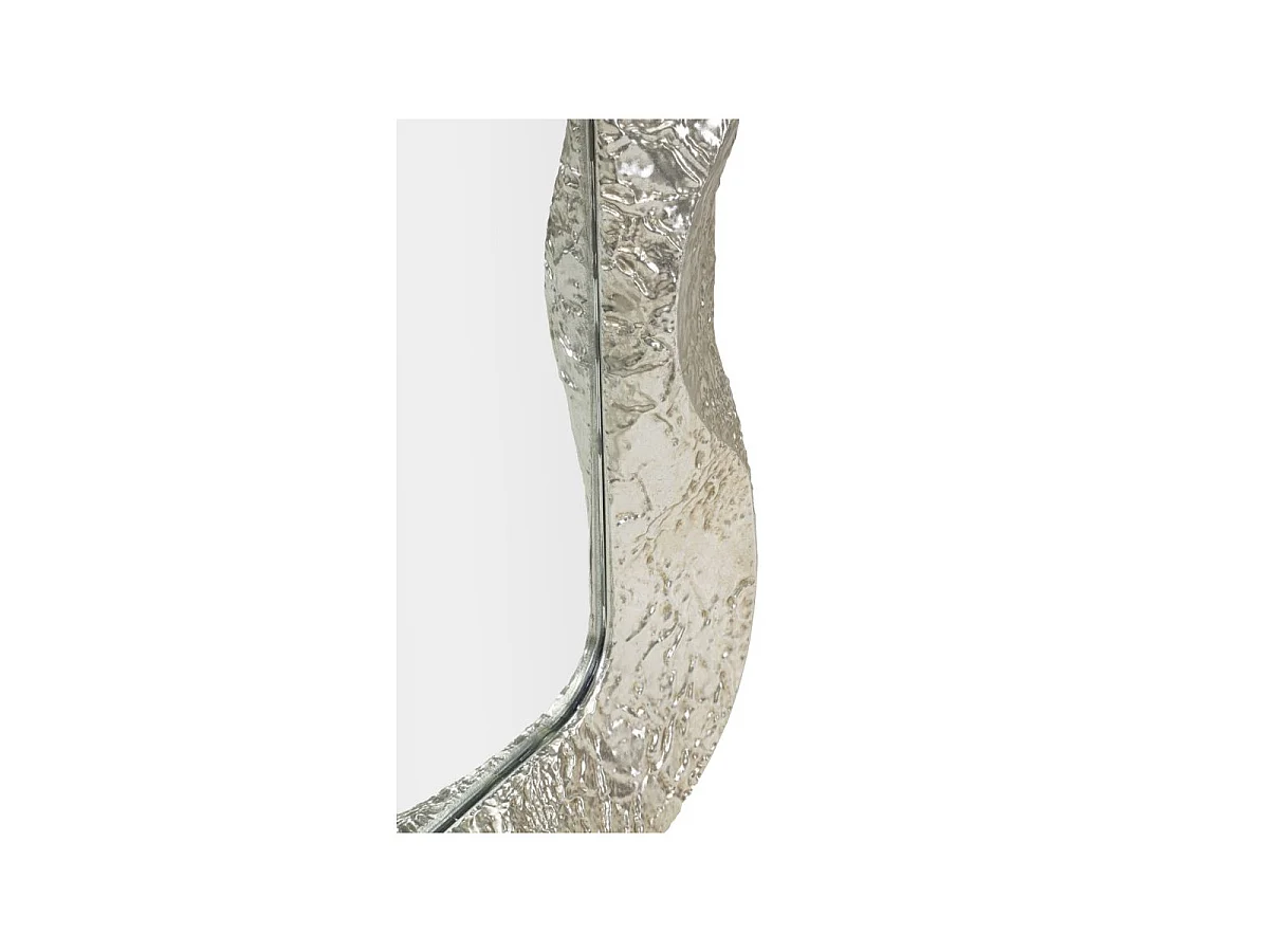 Wandspiegel aus Metall silberfarben 70x6,5x160,5 cm