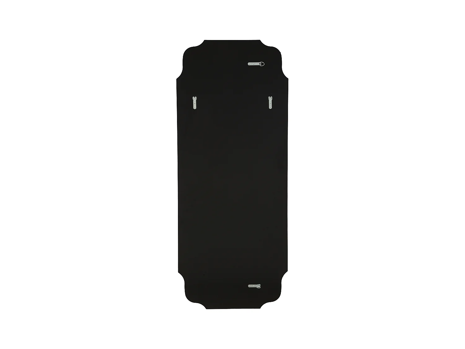 Miroir mural avec cadre en verre gris cm 60x2x150