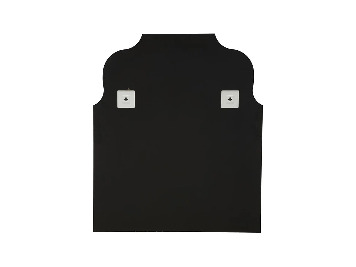 Miroir mural avec cadre en verre gris cm 85x1x100