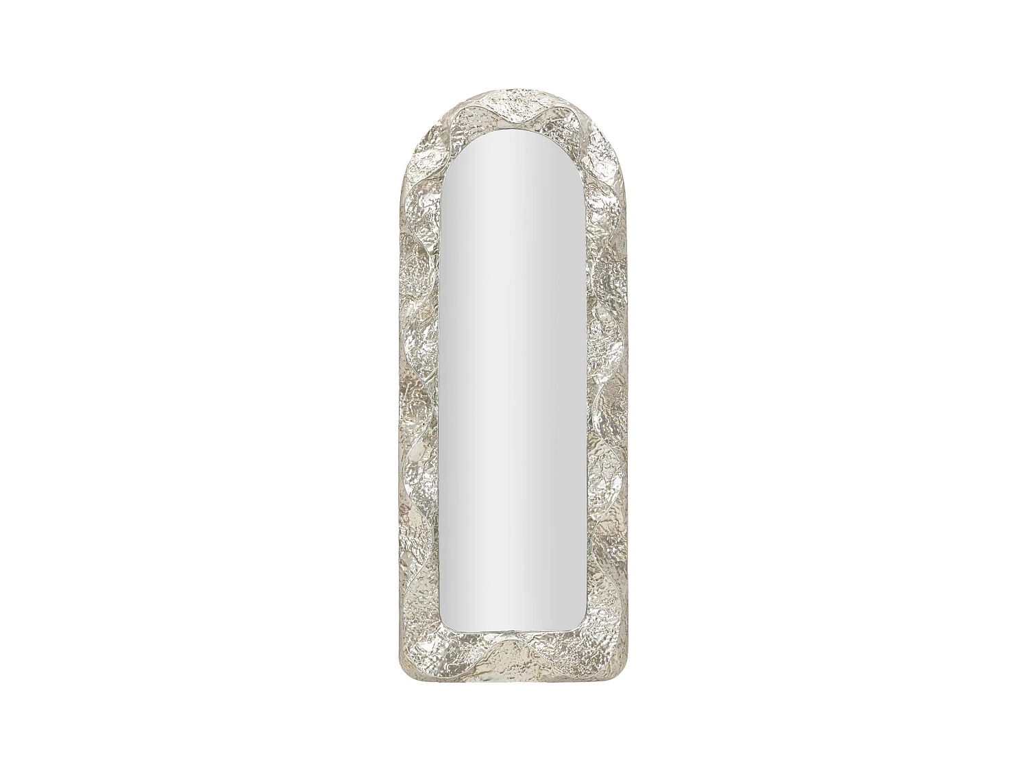 Miroir rectangulaire en métal Argelux 61 x 6.5 x 160 cm